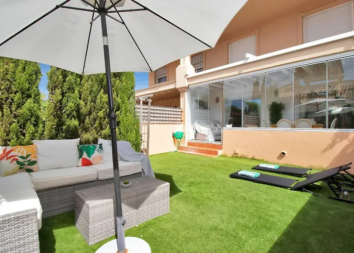 Townhouse With Ocean Views, Bbq, Elevator, Padel And Pool - Costa Galera Park 25 Estepona