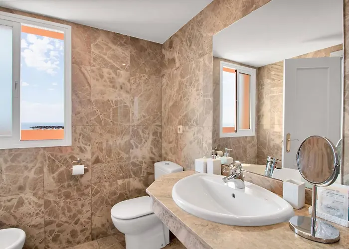 Сasa de vacaciones Townhouse With Ocean Views, Bbq, Elevator, Padel And Pool - Costa Galera Park 25 *