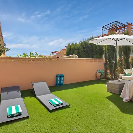 Townhouse With Ocean Views, Bbq, Elevator, Padel And Pool - Costa Galera Park 25 Feriehus *