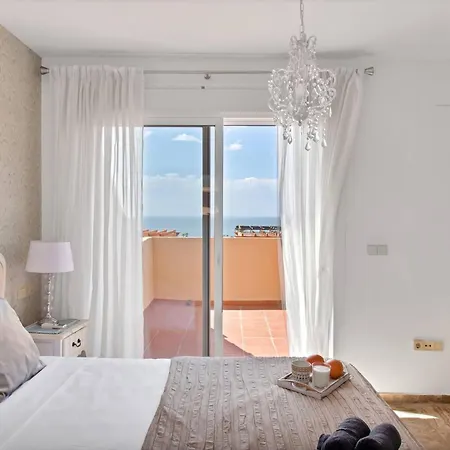 Townhouse With Ocean Views, Bbq, Elevator, Padel And Pool - Costa Galera Park 25 * Estepona