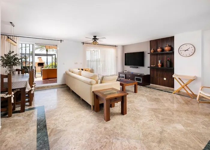 Semesterbostad Townhouse With Ocean Views, Bbq, Elevator, Padel And Pool - Costa Galera Park 25 *