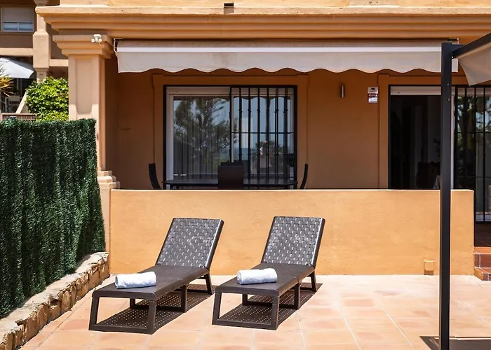 Townhouse With Ocean Views, Bbq, Elevator, Padel And Pool - Costa Galera Park 25 埃斯特波纳