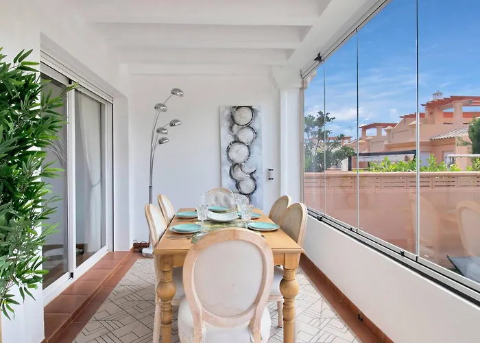 Townhouse With Ocean Views, Bbq, Elevator, Padel And Pool - Costa Galera Park 25 * Estepona