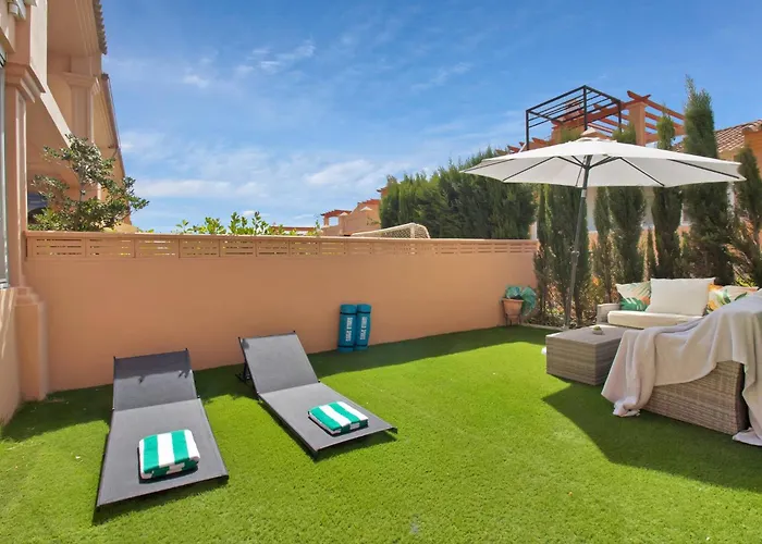 Townhouse With Ocean Views, Bbq, Elevator, Padel And Pool - Costa Galera Park 25 Semesterbostad *