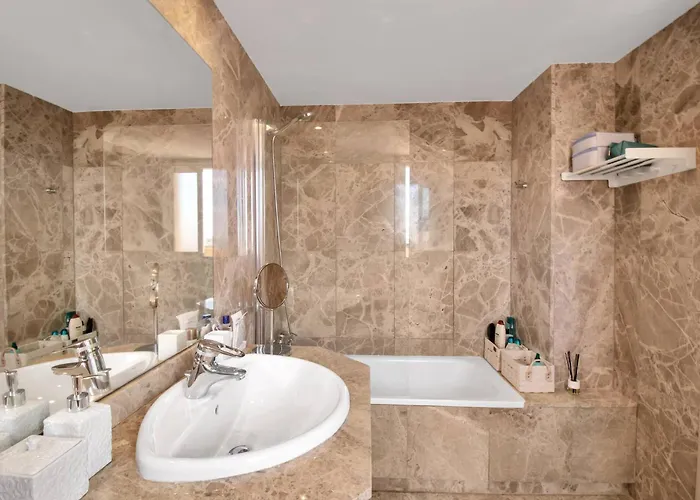 Townhouse With Ocean Views, Bbq, Elevator, Padel And Pool - Costa Galera Park 25 * Estepona