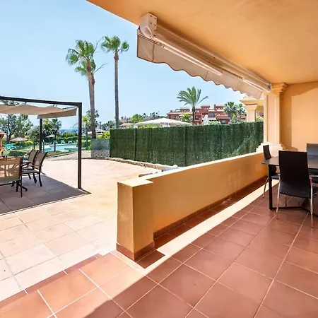 Townhouse With Ocean Views, Bbq, Elevator, Padel And Pool - Costa Galera Park 25 埃斯特波纳